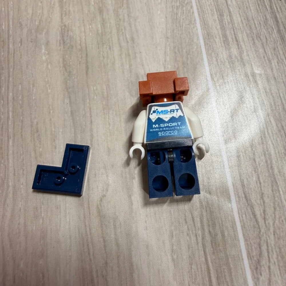 LEGO Speed Champions M-Sport Ford Fiesta WRC Driver Minifigure Sparco MS-RT
